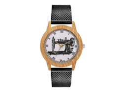 Sencillo Reloj De Pulsera Unisex De Silicona Con Números Romanos Y Movimiento De Cuarzo Negro.