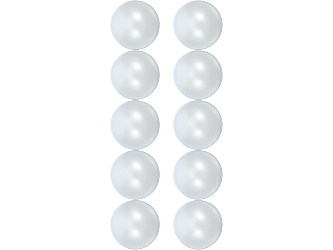 Colgante Grande Cuentas Blancas Plástico Acero Decoración Versátil Ideal Bodas Eventos Hogar Repetido Perfecto