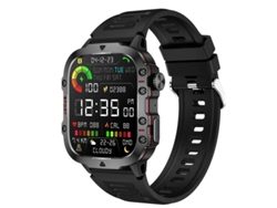 Reloj inteligente para hombre de 1,96 pulgadas con llamadas, monitorización de salud y ejercicio, compatible con Android, color negro, Yizhood