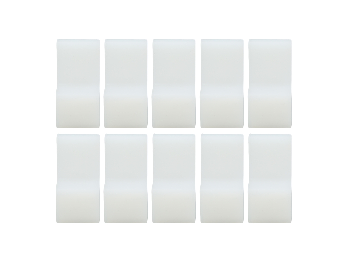 10 Protectores De Esquina De Silicona Transparente (en Forma De H) De 2,5 X 2,5 X 4,7 Cm Para La Seguridad De Los Muebles Infantiles.