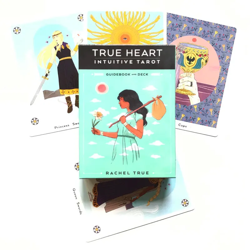 Jogo De Tarot De Festa Da Intuição Verdadeira Com 78 Cartas