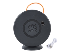Máquina De Burbujas Giratoria Automática Recargable Por Usb Para Fiestas Infantiles Y Cumpleaños - Negra