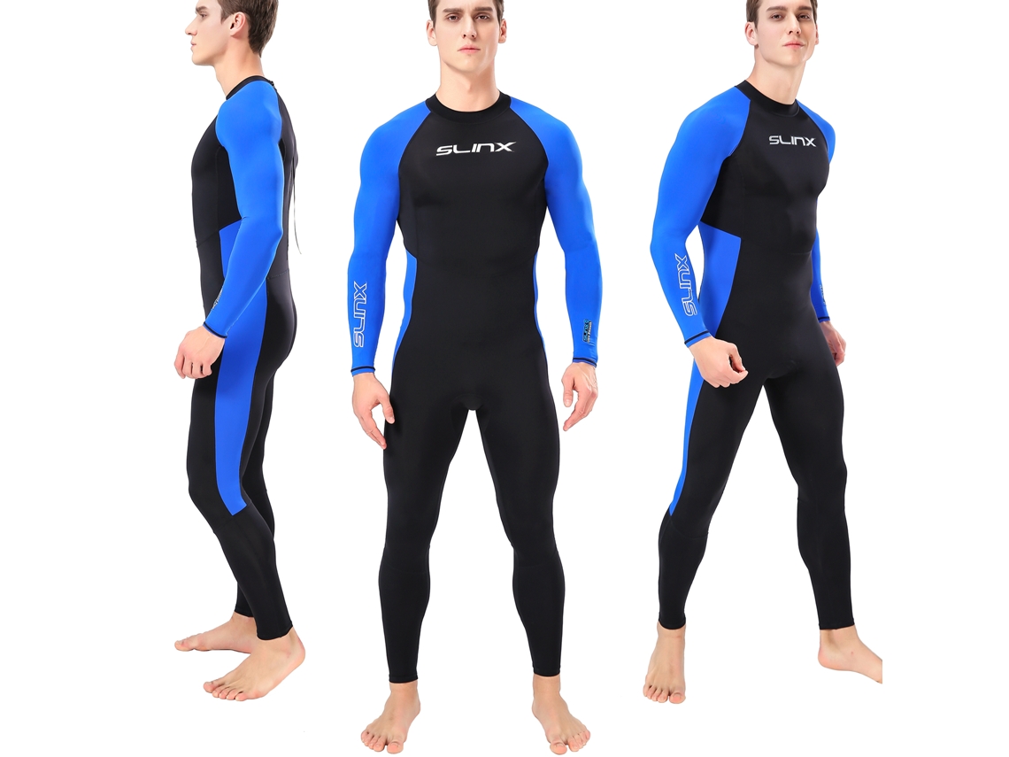 Traje De Baño De Una Pieza De Secado Rápido Con Mangas Largas Y Cierre En La Espalda, Ideal Para Deportes Acuáticos De Verano.