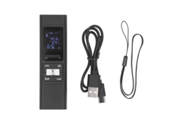 Medidor De Distancia Electrónico Portátil Con Carga Usb De 0,05 A 40 M.