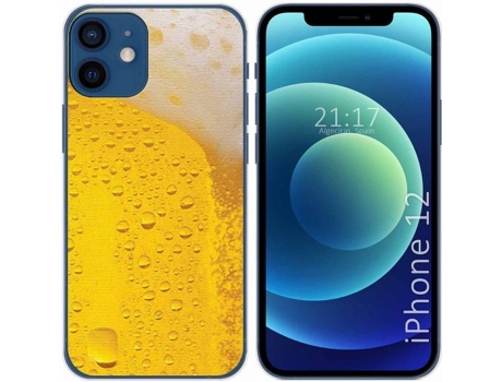 Carcasa iPhone 12 / 12 Pro (6.1) TUMUNDOSMARTPHONE Cerveza Multicolor