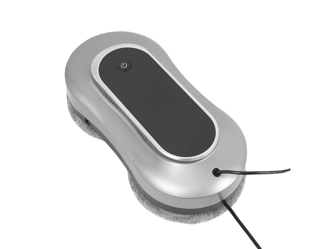 Robot limpiacristales, navegación inteligente, gran potencia de succión, color gris plateado OEM