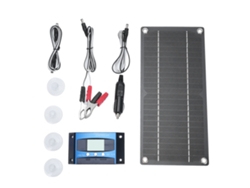 Kit De Panel Solar De 600 W Con Controlador De 100 A Para Coche, Autocaravana, Caravana, Camping Y Uso En Exteriores.
