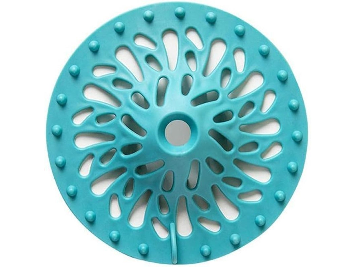 2026-tapa De Desagüe Duradera Para Ducha Y Bañera Con Succión Antideslizante 2 Pack Azul