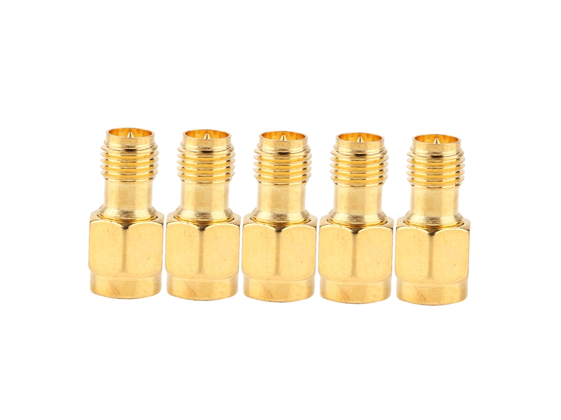2026-5 Piezas Adaptador Conector Coaxial Sma Macho A Rp Sma Hembra Conjunto De Conectores Rf