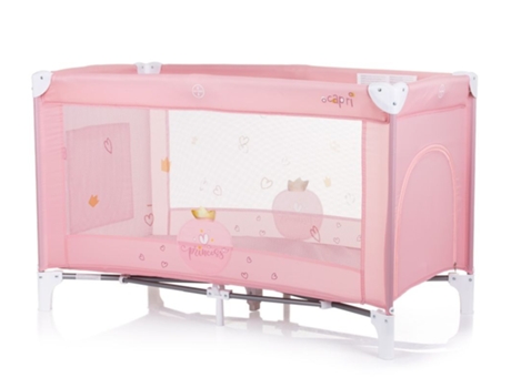 Cuna de viaje CAPRI Princess pink CHIPOLINO