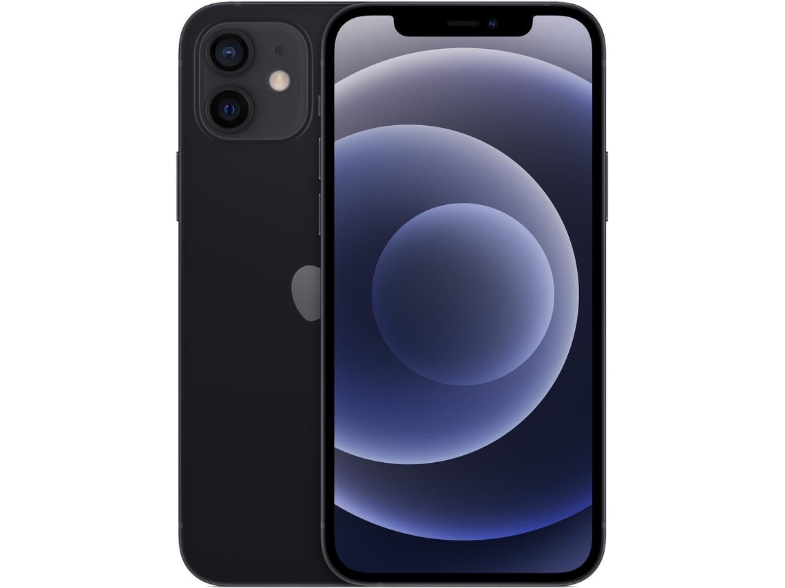 iPhone 12 APPLE (Reacondicionado Como Nuevo - 64GB - Negro)