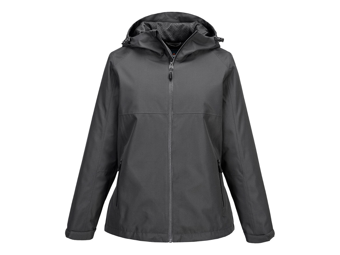 Impermeable profesional Portwest para mujer, impermeable y transpirable, azul marino oscuro, talla M