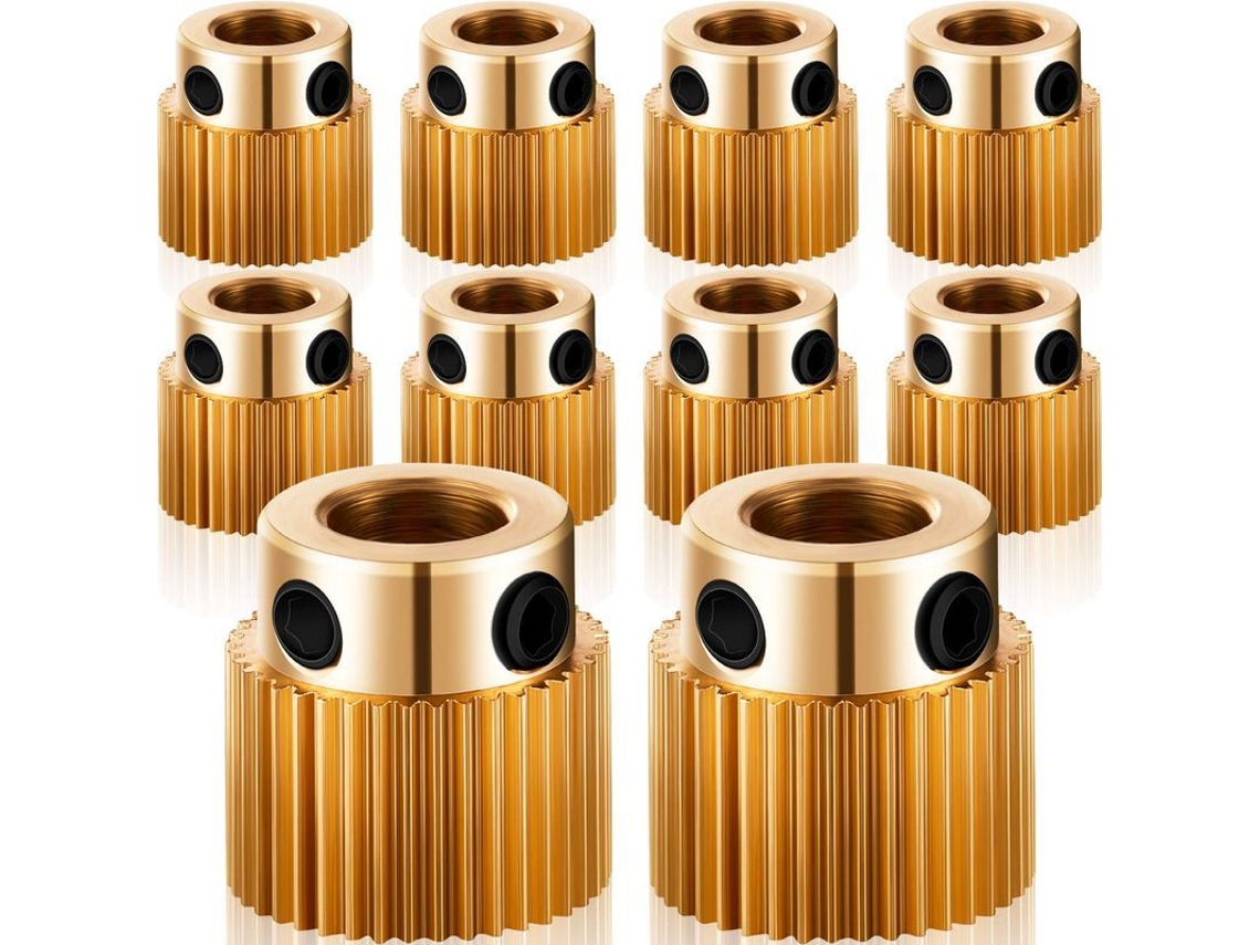 Rueda Extrusora, Piezas Para Impresora 3d, Engranaje De Latón De 40 Dientes, Compatible Con Cr-10 Ender 3 (10)