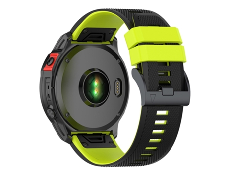Correa de Silicona bicolor para Garmin Descent G1/Forerunner 935/Forerunner 945 - negro/cal