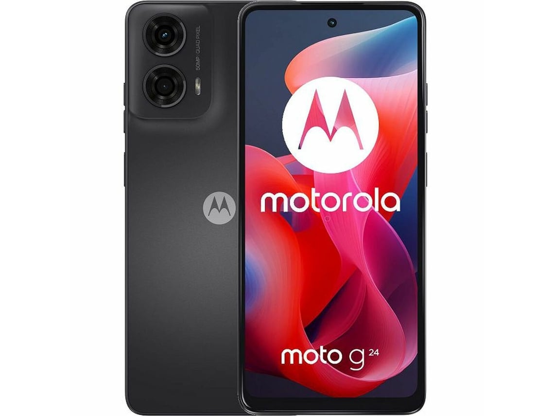 Smartphone MOTOROLA Moto G24 (Gris - 8 GB RAM - Enchufe EU - 128 GB - 6,56")
