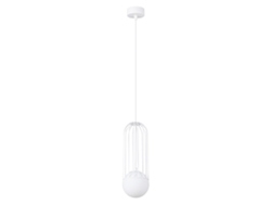 Lámparas colgantes Brina de acero blanco 115x12x12cm SOLLUX LIGHTING