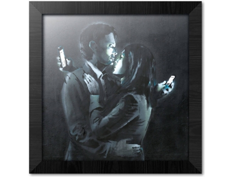 Poster ERIK EDITORES PE30X30CM0027 Brandalised Mobile Phone Lovers Close Up (30 x 30 cm)