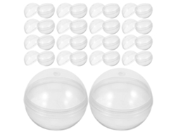 Omni-50 Pelotas Plásticas Transparentes Redondas Llenables Multiuso Para Fiesta De Pascua Y Manualidades 2,8x2,8cm Como Se Muestra