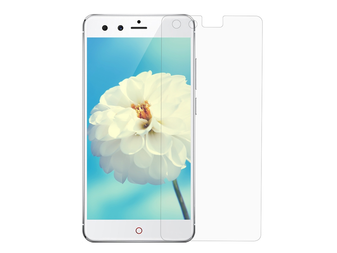 Película De Vidrio Templado (9h 2.6d Hd) Para Funda Protectora Transparente Zte Z11mini