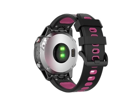 Correa Smartwatch Para Garmin Fenix 7/Epix Negro Rosa Rojo VENISYMLIS