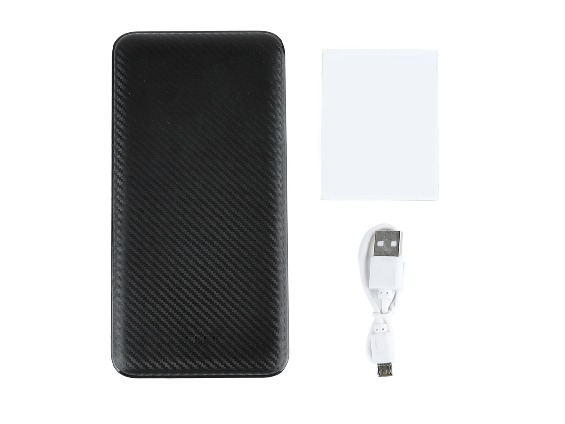 Batería Portátil (salida Usb Dual, Protección Múltiple) 10000mah Cargador Portátil Negro