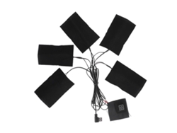 Almohadilla Térmica Eléctrica Usb De Tela Con 3 Niveles De Temperatura Ajustables Para Hombres Y Mujeres.