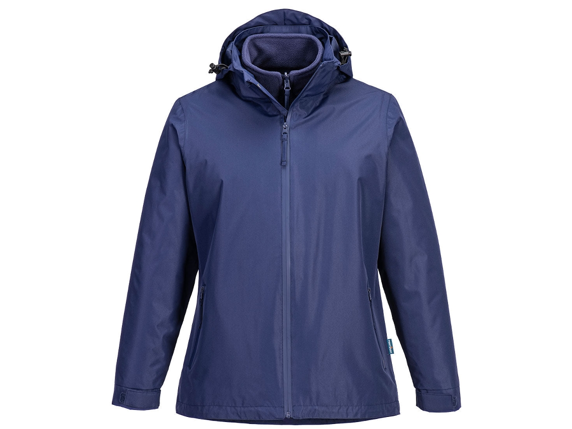 Chaqueta 3 En 1 Para Mujer Azul Marino / Xs