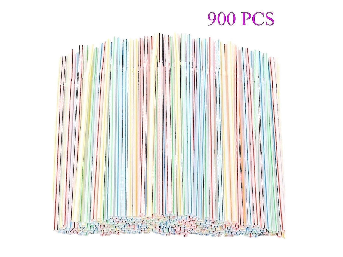 900 pajitas de plástico para fiestas, bares, licorerías y el hogar Rosewell