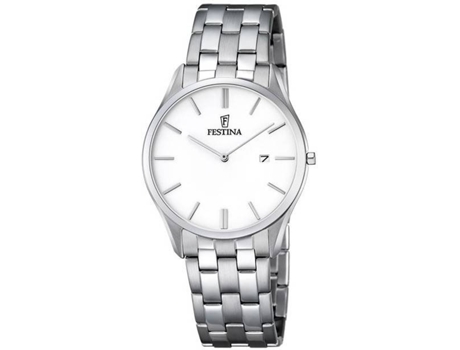 Reloj FESTINA Hombre (Acero - Plateado)