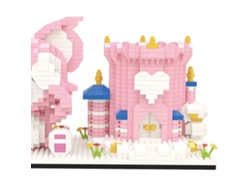 Conjunto de Blocos de Construção Porta lápis Estilo Desenho Animado Brinquedo Educativo para Crianças