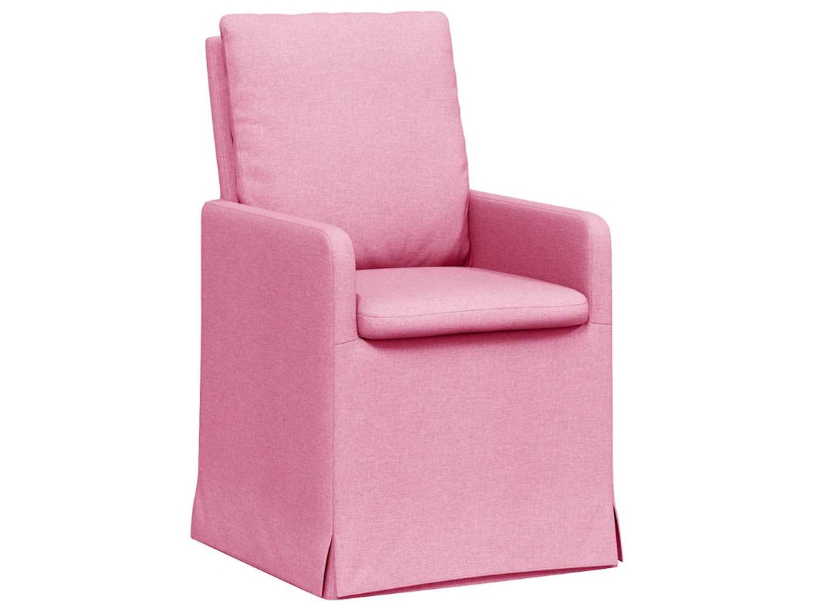 Sillas de comedor 2 piezas rosa 57 x 67 x 98 cm Tela MAISON EXCLUSIVE