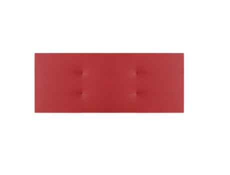 Cabecero WIN REST Venus acolchado polipiel Premium Cama 105 (Rojo)
