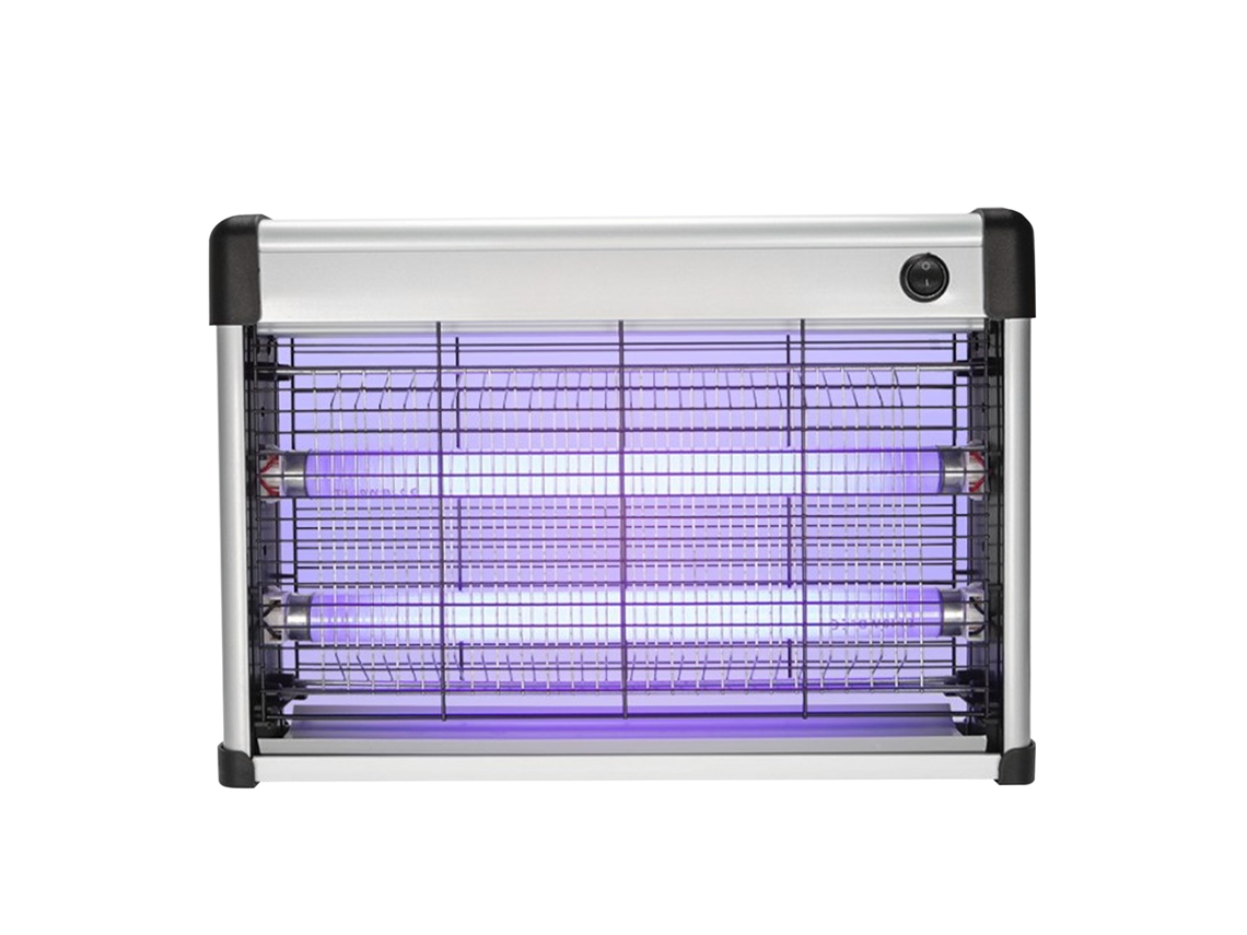 Lámpara Eléctrica Led De 20 W Para Matar Moscas, Apta Para Uso Interior Y Exterior, Enchufable, Con Tecnología Uv Y Diseño Patentado.