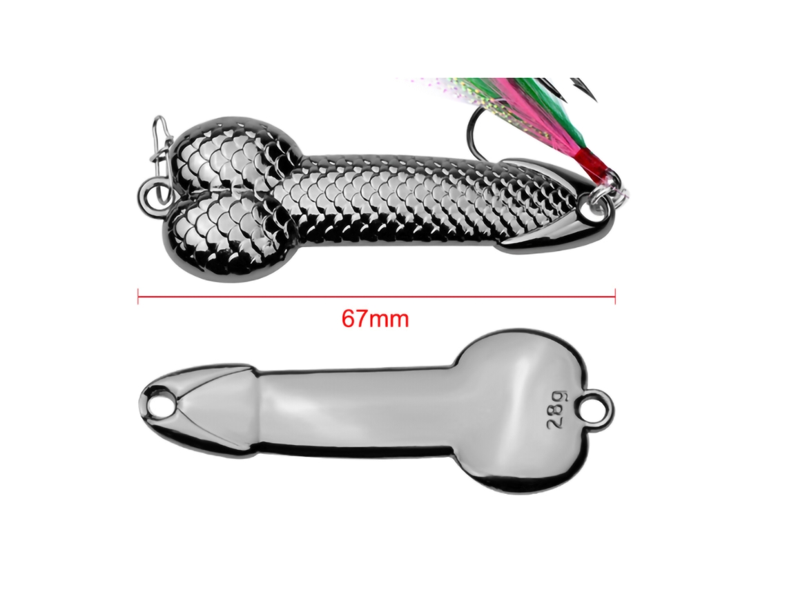 2026rebe-señuelo De Pesca De Cuchara Con Lentejuelas Y Plumas Para Agua Dulce Y Salada 28g 67mm Negro