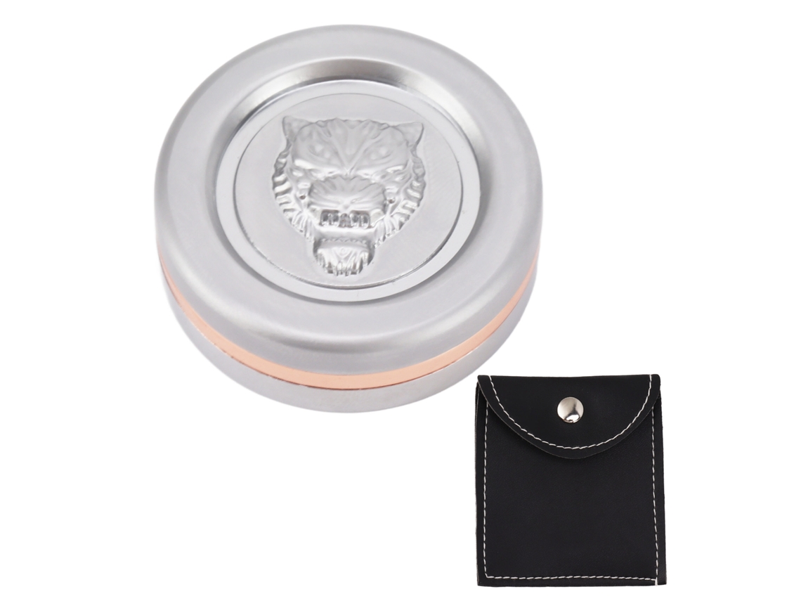 Deslizador de monedas de metal de 3 capas con imanes, juguete para aliviar la ansiedad, color plata, modelo 2026.