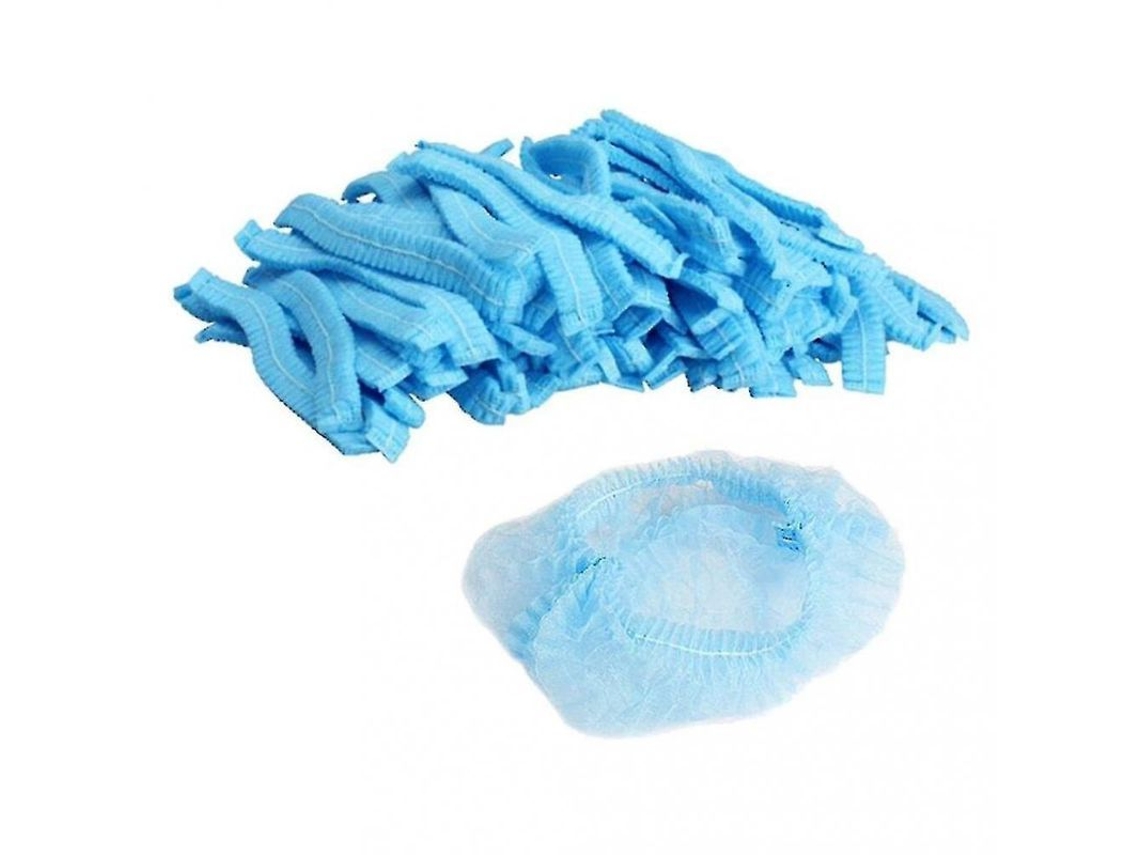 100 Capas Desechables Para El Cabello, Protectoras Contra El Polvo, Para Las Industrias Alimentaria, Hotelera, Electrónica Y Textil.