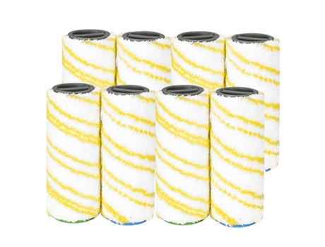 8pcs escova de rolo para karcher fc5 fc7 fc3 fc3d limpador de chão elétrico