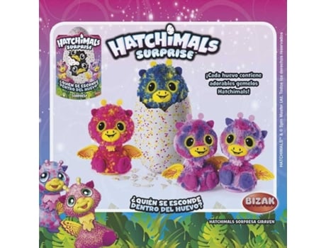 Muñeco HATCHIMALS Sorpresa Giraven (Edad Mínima Recomendada: 5años)