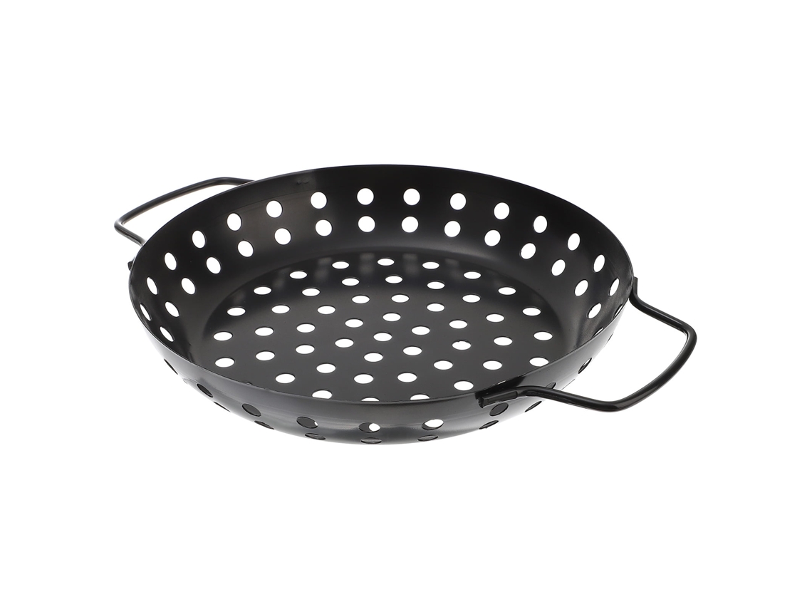 Parvistic - Cesta portátil para barbacoa al aire libre con asas y cuchillos grandes