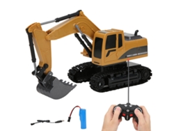 2026-juguete De Excavadora Rc 2.4g 6 Canales 1:24 De Aleación Simulación De Ingeniería Para Niños 258‑1