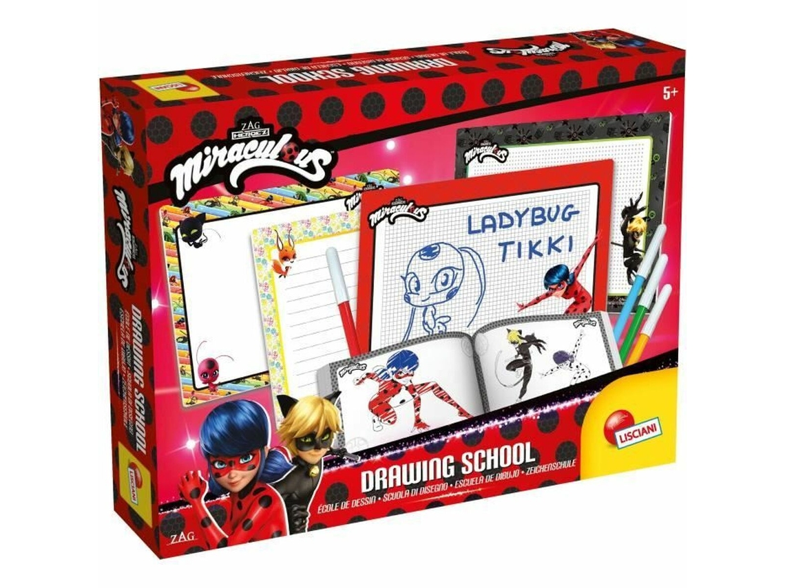 Fichas para dibujar LISCIANI GIOCHI Miracoulos LadyBug Multicolor