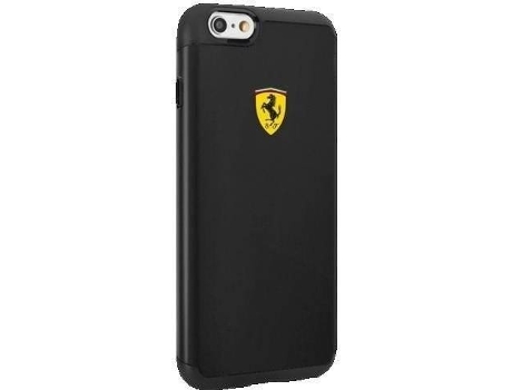 Funda Apple iPhone 6/6s FERRARI Anti-Choque (Negro)