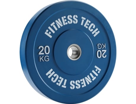 Disco de Musculación FITNESS TECH Plate Azul (20 kg)