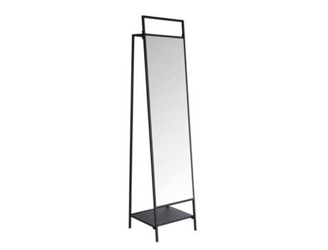 Espejo de Pie de Hierro en color Negro de 46x39x182cm LASTDECO
