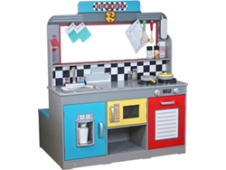 Cocina de Jugar COLORBABY Bar Retro (Madera - 90x58x104cm)