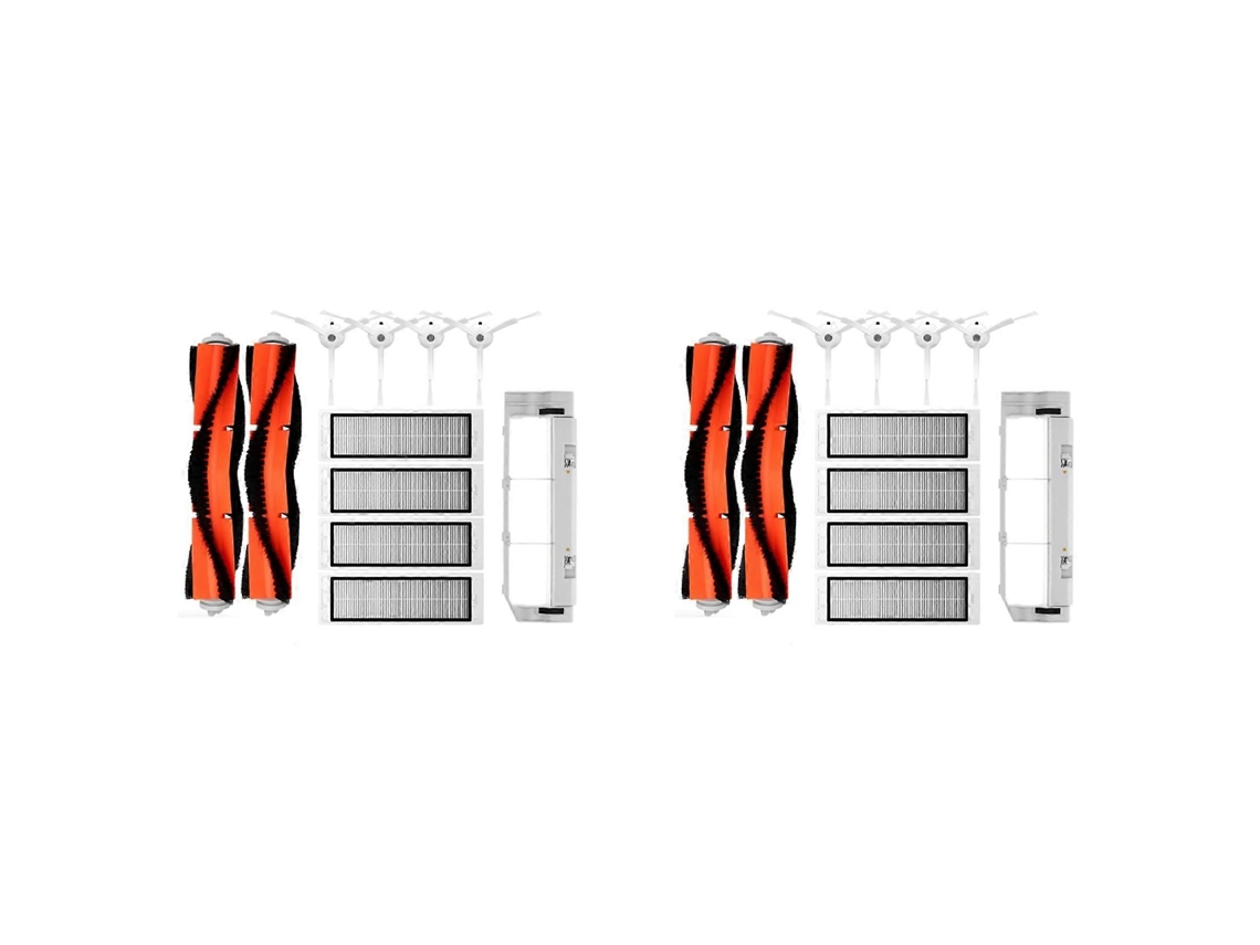 2 Set For Xiaomi Mi Robot Vacuum Cleaner 1 / 1s Sdjqr01rr Sdjqr02rr Sdjqr03rr For Roborock S502-00 S5 Max S6 Main Side Brush