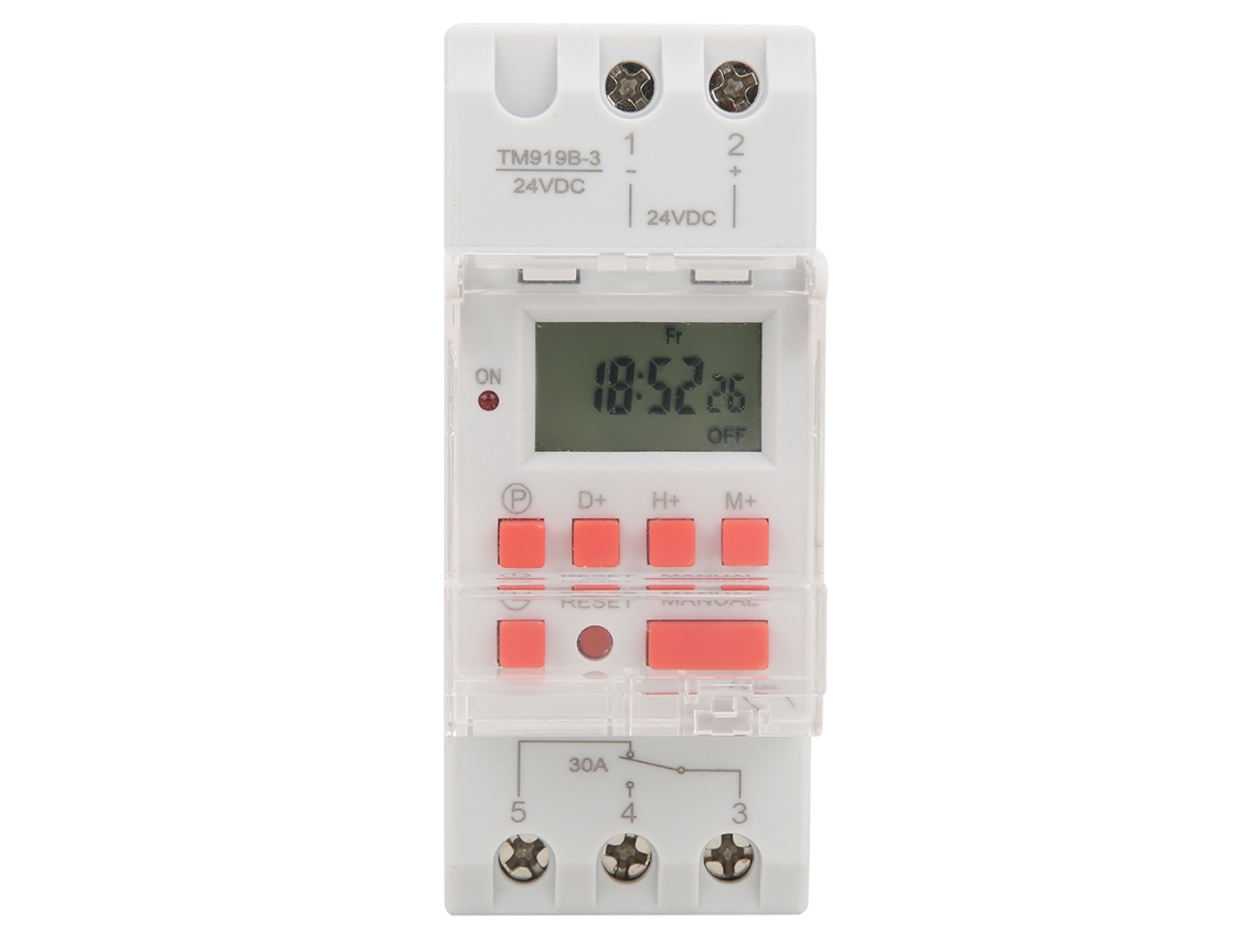 Cronómetro mecánico Sul181D de 15 min a 24 h, 250 V, 16 A