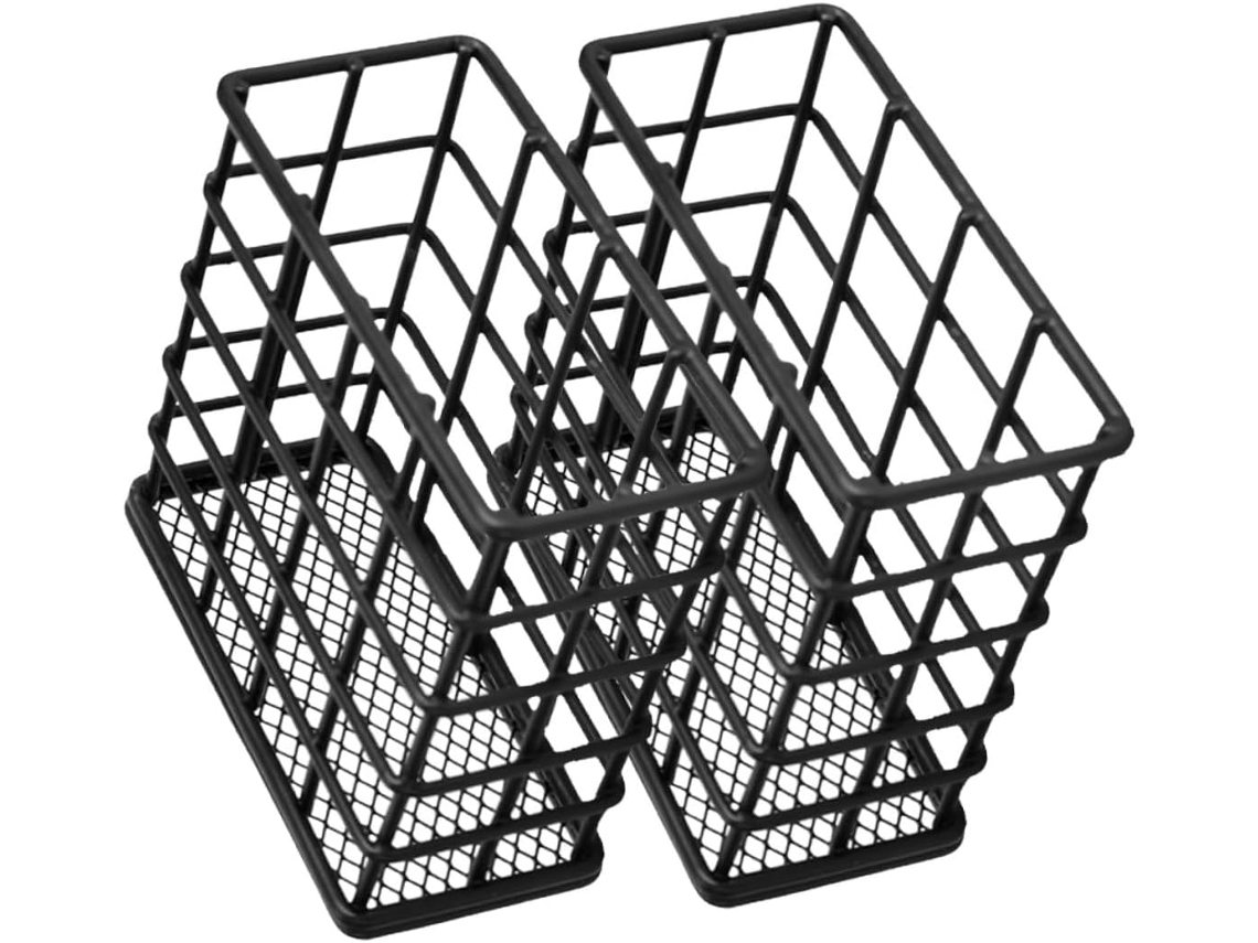 Besportble Juego De Metal Negro Stobaza Para Oficina Con Espacio Para Bolígrafos Y Marcadores Y Malla Metál...