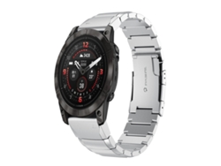 Pulseira para Garmin Epix Pro (47 mm) - Aço inoxidável - Carimbo de capacete Tartaruga (22 mm) Preto