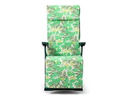 Tumbona Plegable De Jardín Solenny Regulable Acolchada 76x60x108 Cm 5 Posiciones Con Cabezal Anatómico